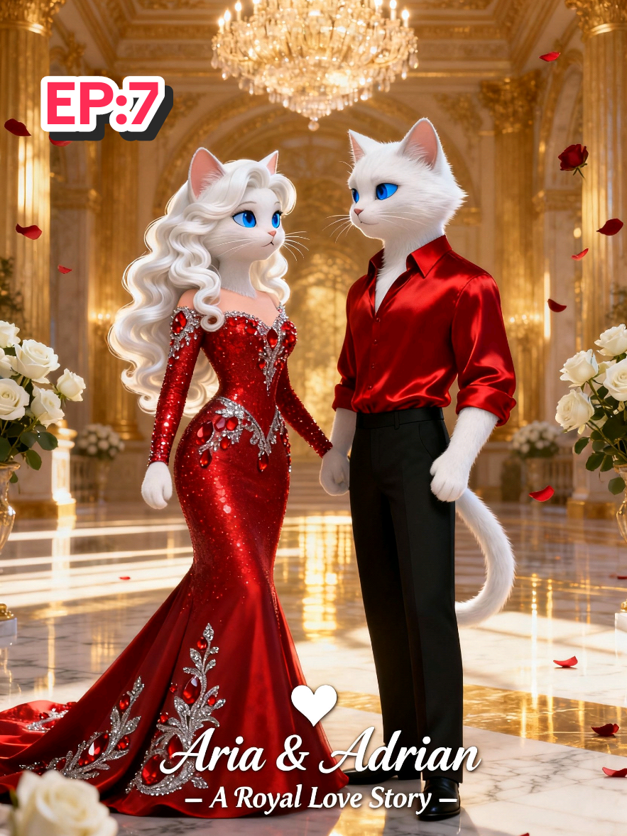 EP:7 When Aria Met Adrain #fyp #aicat #kittensoftiktok #viral #ai 