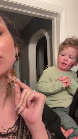 HAPPY HALLOWEEN 🍄 #spookyseason #halloweencostume #funnyvideos #toddlertok #sfxmakeup 