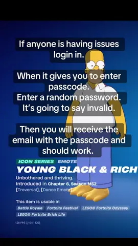 You have issues login in? Try this 👍🏽 #fortniteservers #fortnite #thesimpsons 