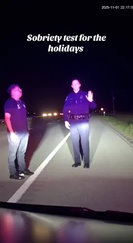 Sobriety test for the holidays #afambobie #fyp #dui #duiarrest #viralvideo 
