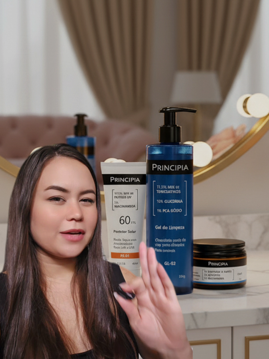 Kit Completo para Peles Sensíveis Gel de Limpeza GL-02, Protetor solar PS-01 e Creme Hidratante CH-01 🩷✨️🛍 #DicasdeBeleza #TikTokShopBlackFridayBR #TikTokShop1111BR #PrincipiaSkincare #CuidadosComAPele 