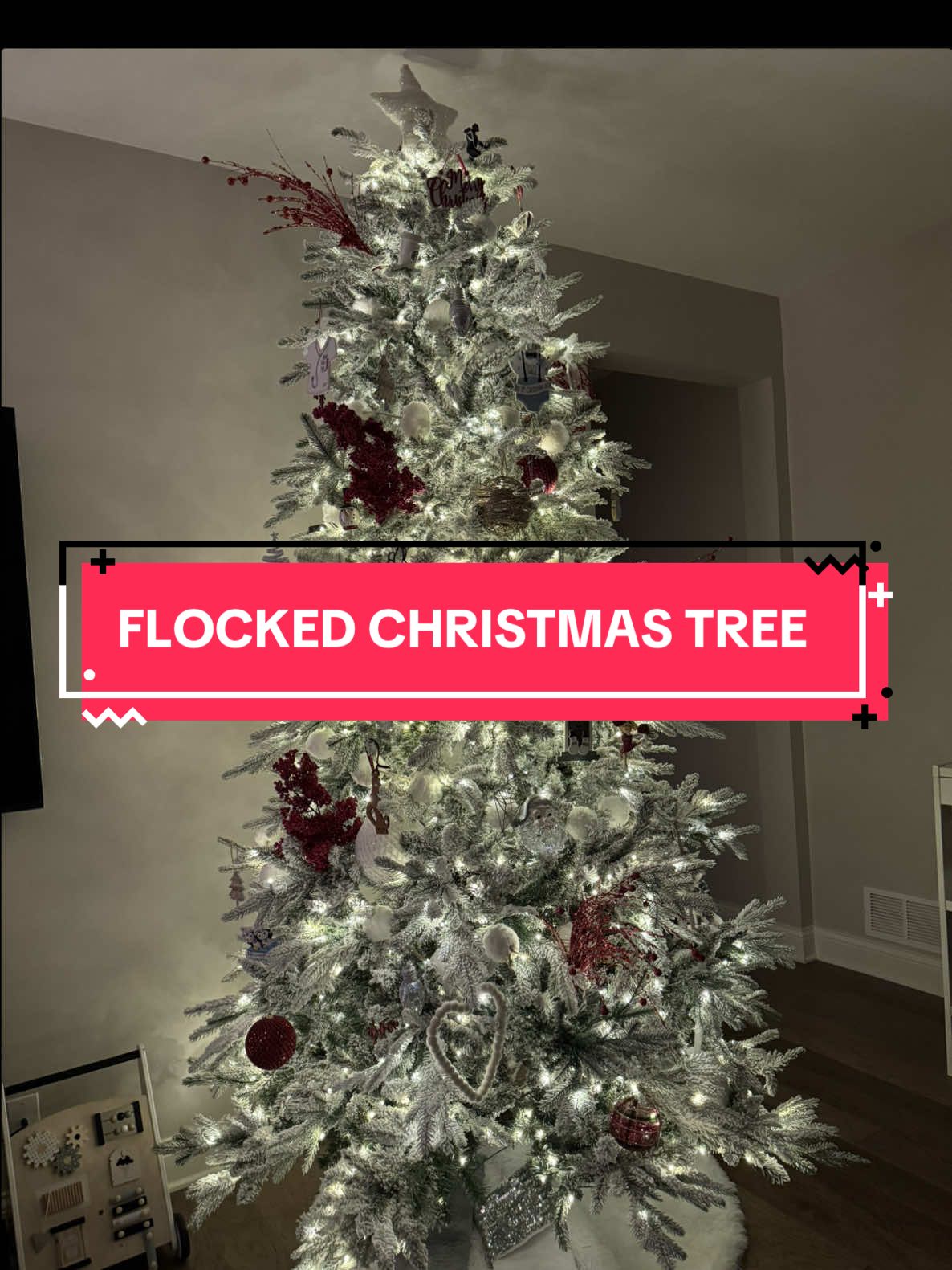 I AM OBSESSED!!!!!!! 🎅🏼🎄#flockedchristmastree #christmastree #prelittree #tiktokmademebuyit #tiktokshopblackfriday @Best Choice Products, Inc. 