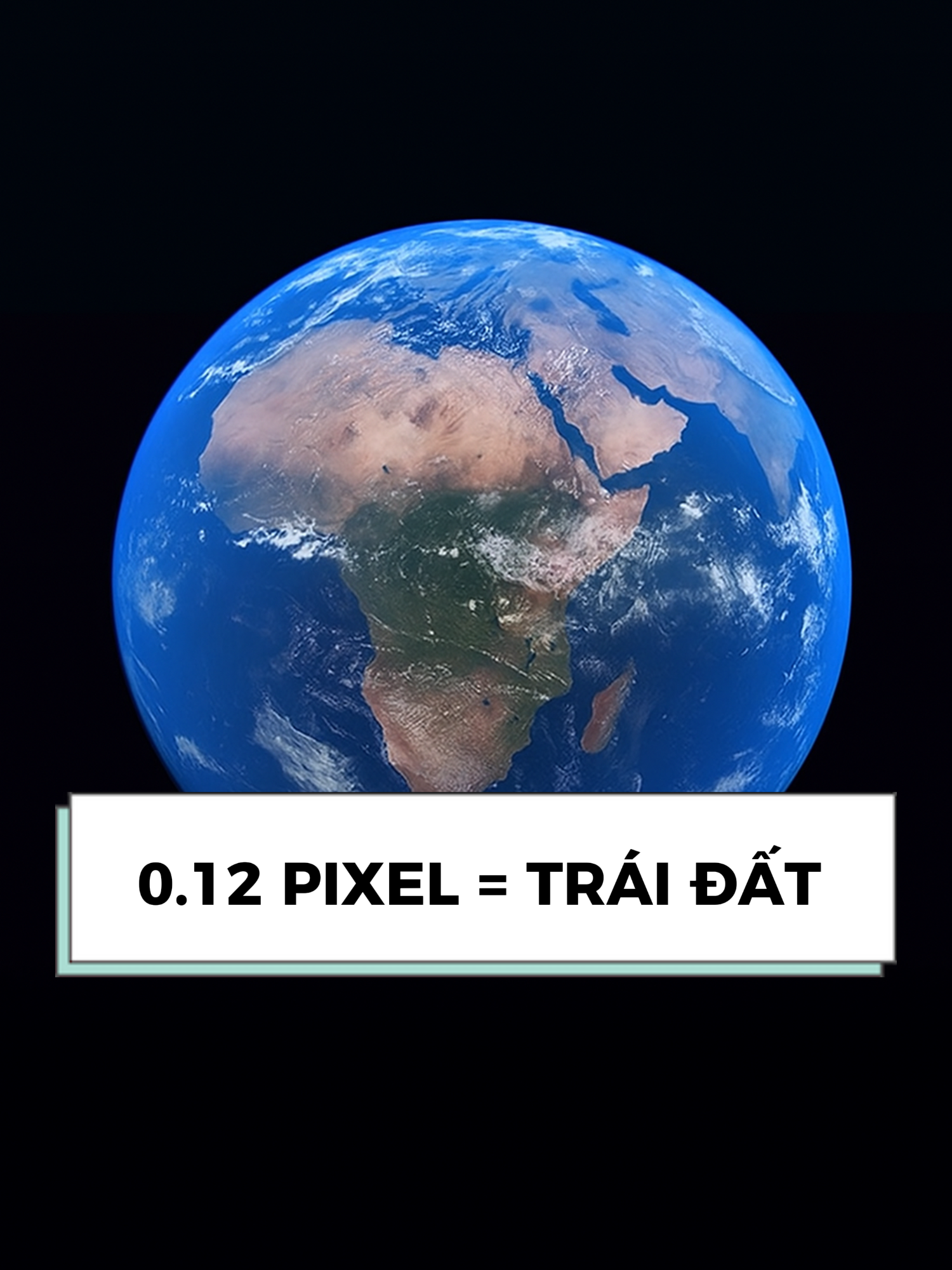 Bạn có biết Trái Đất nhỏ bé như thế nào trong vũ trụ? 🌍 #traidat #vutru#kienthucvutru #khoahoc #nasa #fyb #xuhuong