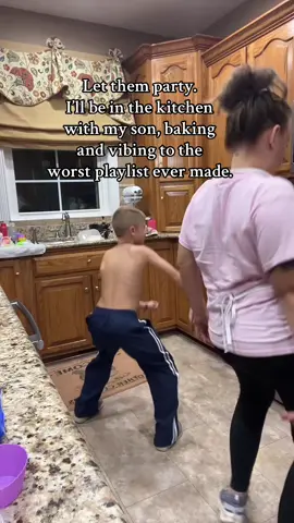 Would recommend #son#baking#dancing#fun#winter