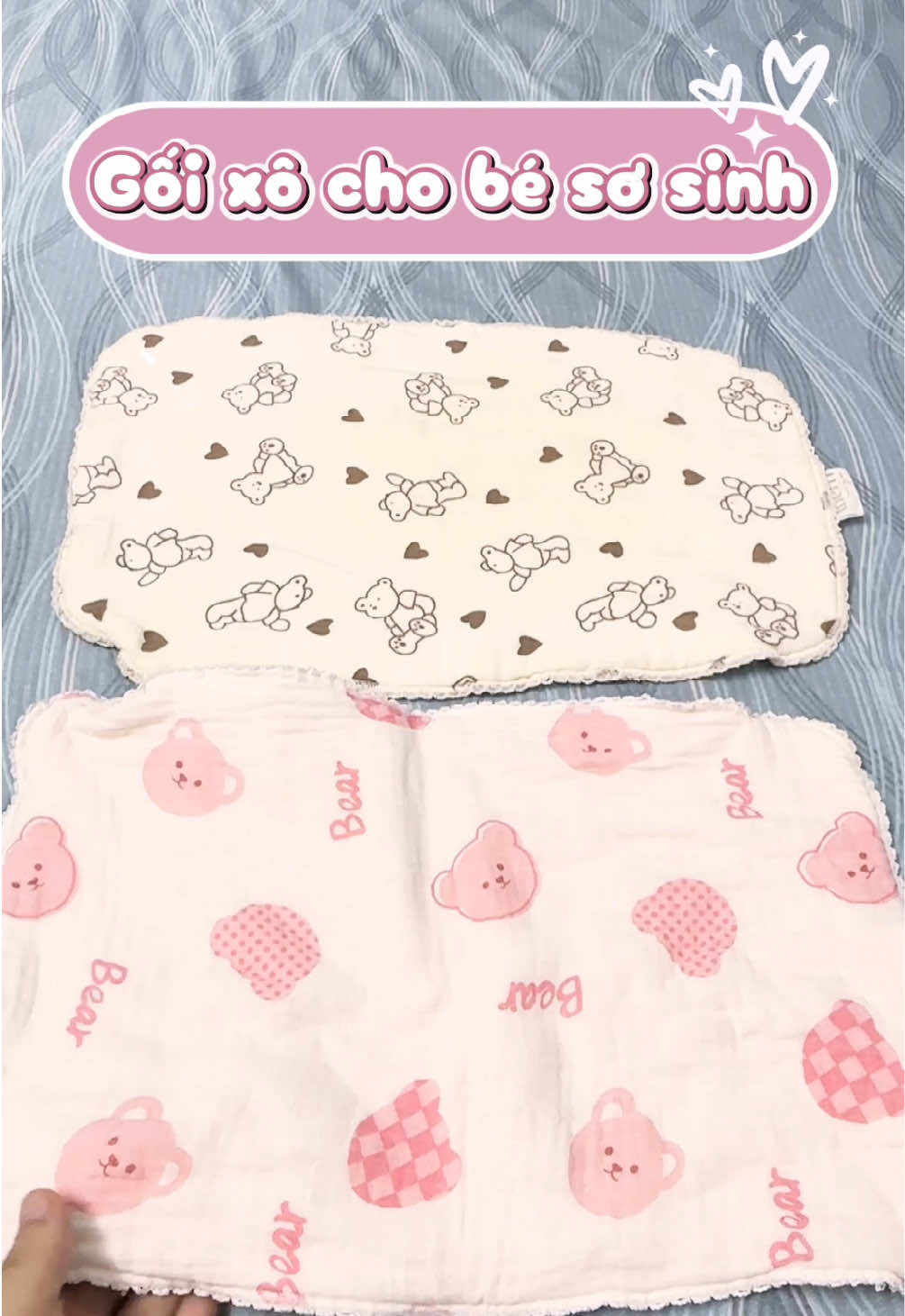 Mom nào chuẩn bị đồ đi sinh nên sắm gối xô 10 lớp muslin cho bé sơ sinh nằm nha #goixochobesosinh #goimuslin #goichobesosinh #mebau #meemtep  @Mẹ em Tép  @Mẹ em Tép  @Mẹ em Tép 