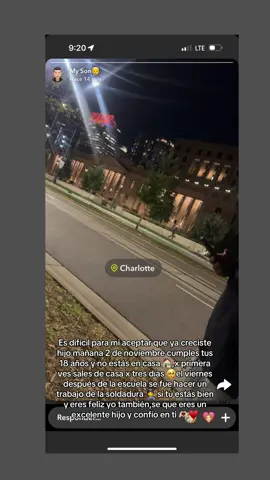 #amordemama #hijo #lejosdecasa #Dios #teguarde 