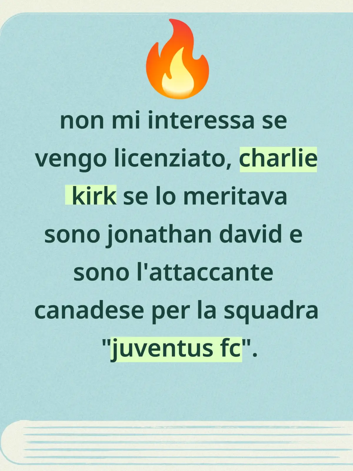 Jonathan David è un attaccante canadese di 25 anni, nato a Brooklyn, New York, da genitori haitiani, ma cresciuto in Canada. Ha iniziato la sua carriera calcistica nelle giovanili dell'Ottawa Fury e successivamente si è trasferito in Belgio, al Gent, dove ha debuttato come professionista. Nel 2020, David è passato al Lille, in Francia, dove ha vinto la Ligue 1 nella stagione 2020-2021 e ha segnato 109 gol in 232 partite. Nel luglio 2025, è stato acquistato dalla Juventus, in Italia, con un contratto fino al 2030. David è noto per la sua abilità nel segnare gol e la sua versatilità in campo, potendo giocare sia come seconda punta che come centravanti. Ha anche rappresentato il Canada a livello internazionale, diventando il miglior marcatore nella storia della nazionale canadese ¹ ² ³. #jonathandavid #canada🇨🇦 #juventus #juventusfans⚪⚫ #fyp 