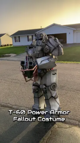 T-60 power armor costume from fallout that I built ! #Fallout #Cosplay 