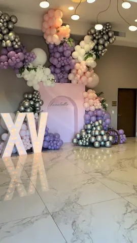 #azballoonartist #quinceañera #quinceañeradecor 