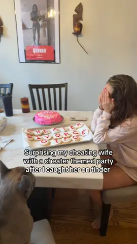 Last suprise she ever gets #cheater #wife #tinder #confront #party 