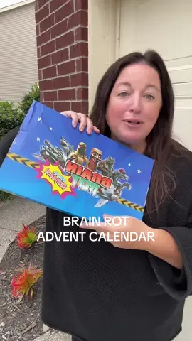 Brain Rot advent calendar full of 24 toys and fun! Go quickly while they are in stock! 🎄 #adventcalendar #kidsadventcalendar #brainrotgame #brainrottoy #brainrotadventcalendar