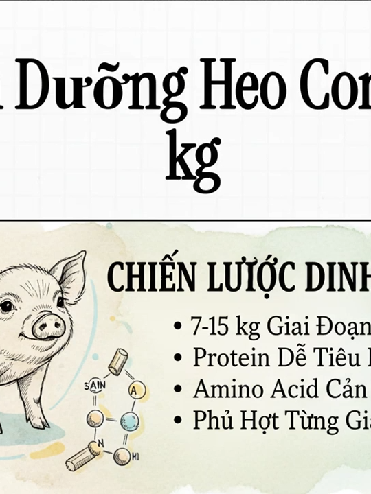 Dinh Dưỡng Heo Con 7-15 kg @eobiquoc