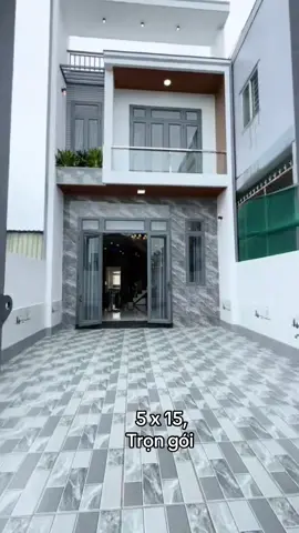 Nhà một trệt một lầu hoàn thiện trọn gói hiện đại siêu sang #xaynhadep #nhadep #nhagaclung #nhaxinh #xaynhatrongoi 