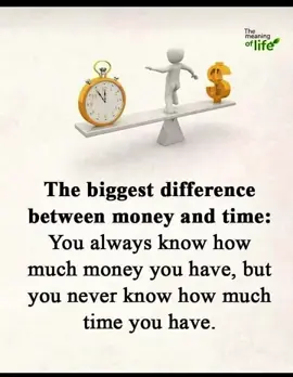 Money is measurable. Time isn’t. 💰⏳ #creatorsearchinsights #motivation #time #money #life 