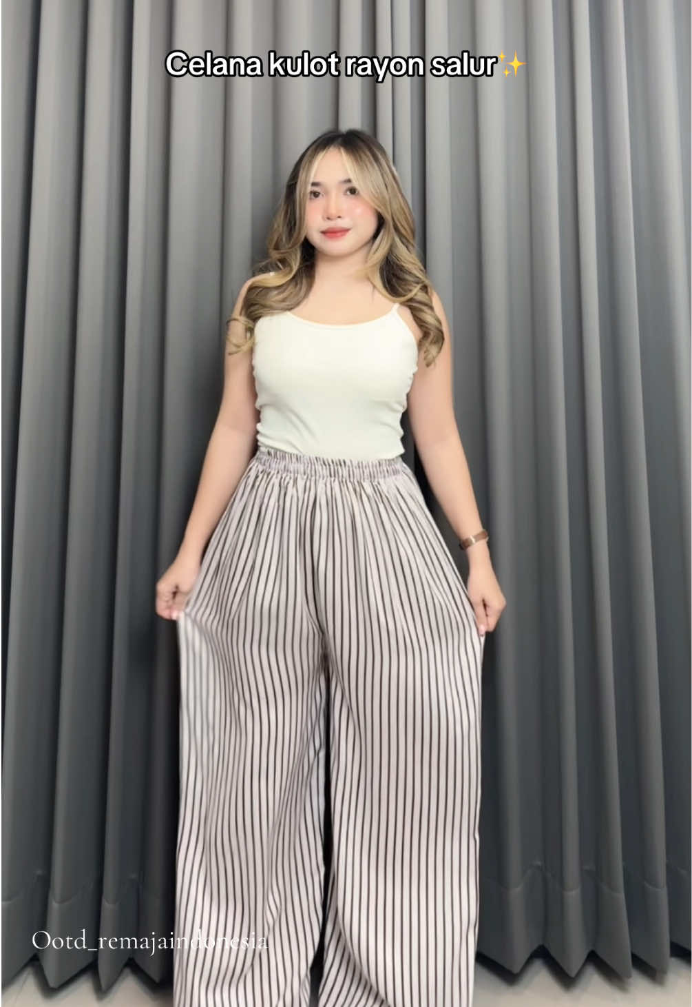 Celana kulot rayon salur #promoguncang1111 #gajiansale #celanakulot #kulotwanita #celanasalur 