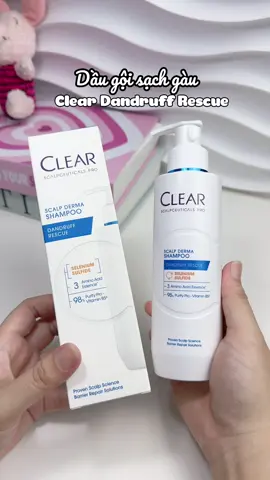 Dầu gội chuyệt biệt da đầu gàu  #clearscalpceuticals #hoptaccungunilever #clear #xuhuong #viral 