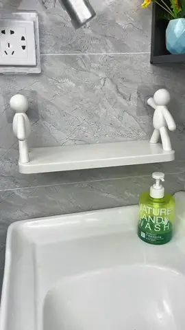 Kệ nhựa dính thiết kế hoạt hình, hỗ trợ phòng tắm và dụng cụ sắp xếp nhà bếp, thích hợp cho lọ gia vị #Kenhuadinhtuong #kedinhtuong #Kedungdodanang #kedantuongnhatam #Tienichgiare 