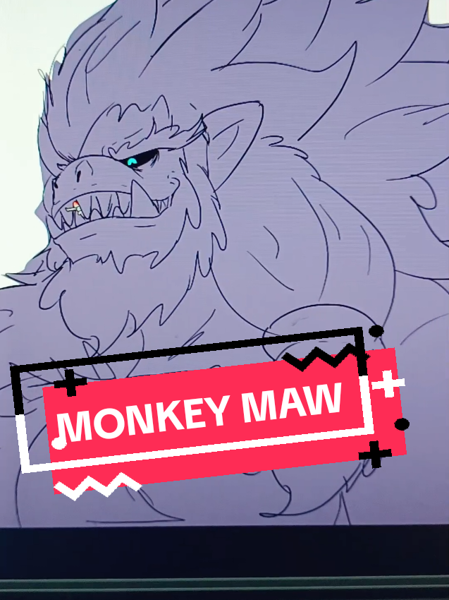 Thorac helping a micro cool off lol #rageraptor #furryartist #giantmonkey #macromicro #giant 