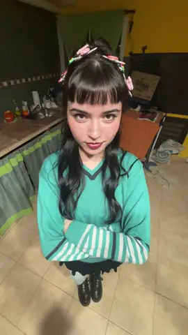 feliz dia de paso💜💚💛❤️🤍💙🤎🩵🩶🧡 #fyp #foryou #vanellope #halloweenlook 