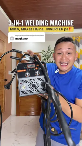 Replying to @kardobalisong0 kahit beginner ay di mahihirapan sa welding machine na to #weldingmachine #inverter #DIY 