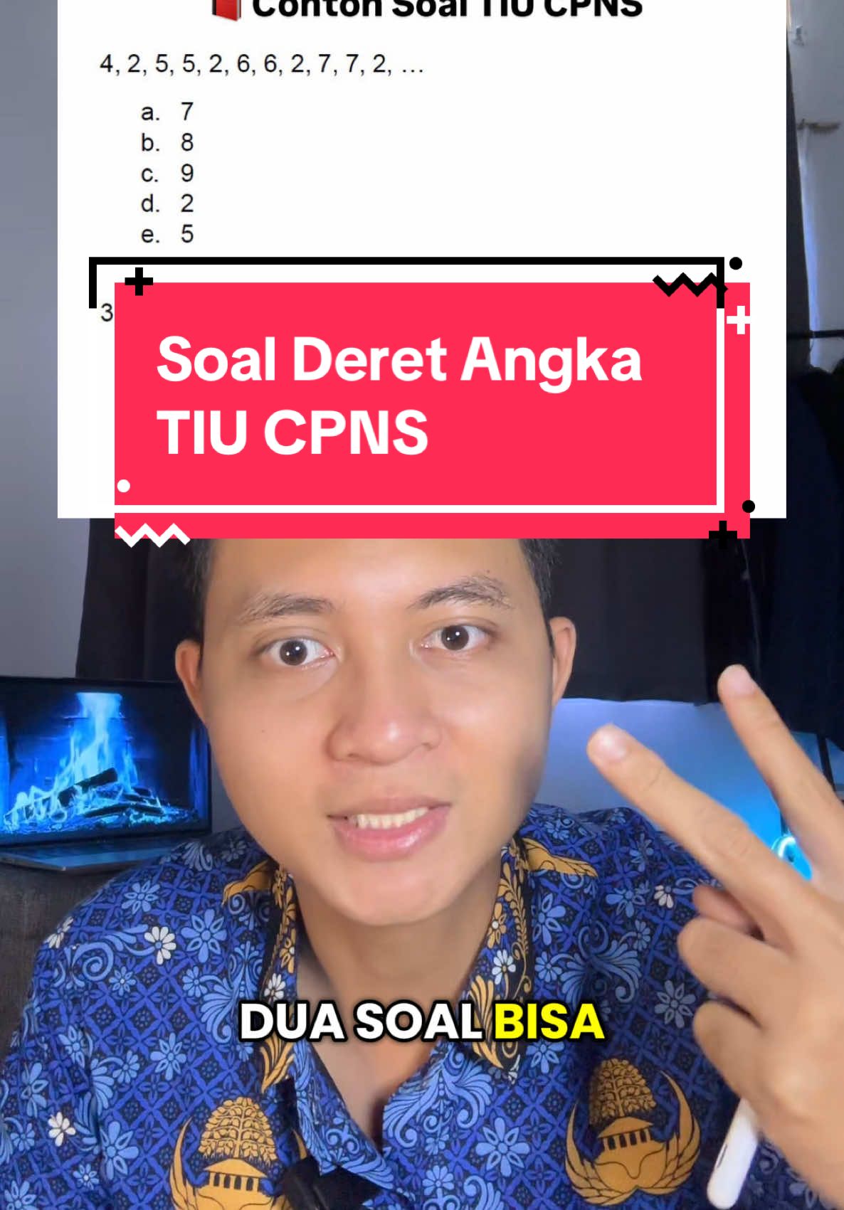 Soal ke-3 silahkan tmn2 jawab di kolom komentar ya buat latihan soal CPNS 💯💪🏻  Semangat buat pejuang CPNS 2026 ✨✅🙌🏻