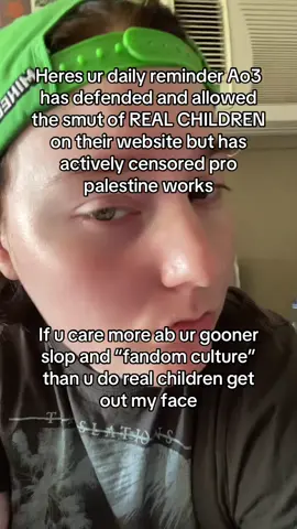 “Its still fiction” FICTION INVOLVING REAL UNCONSENTING KIDS. AKA SEXUAL HARASSMENT #proshipdni #ao3 #propalestine #censorship #fyp 