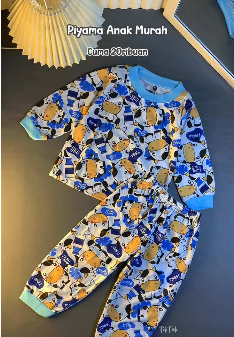 Bahan super adem, nyaman dipakai 🤗✨ #piyamaanak #bajutiduranak #setelananak #bajuanakmurah #masukberanda 