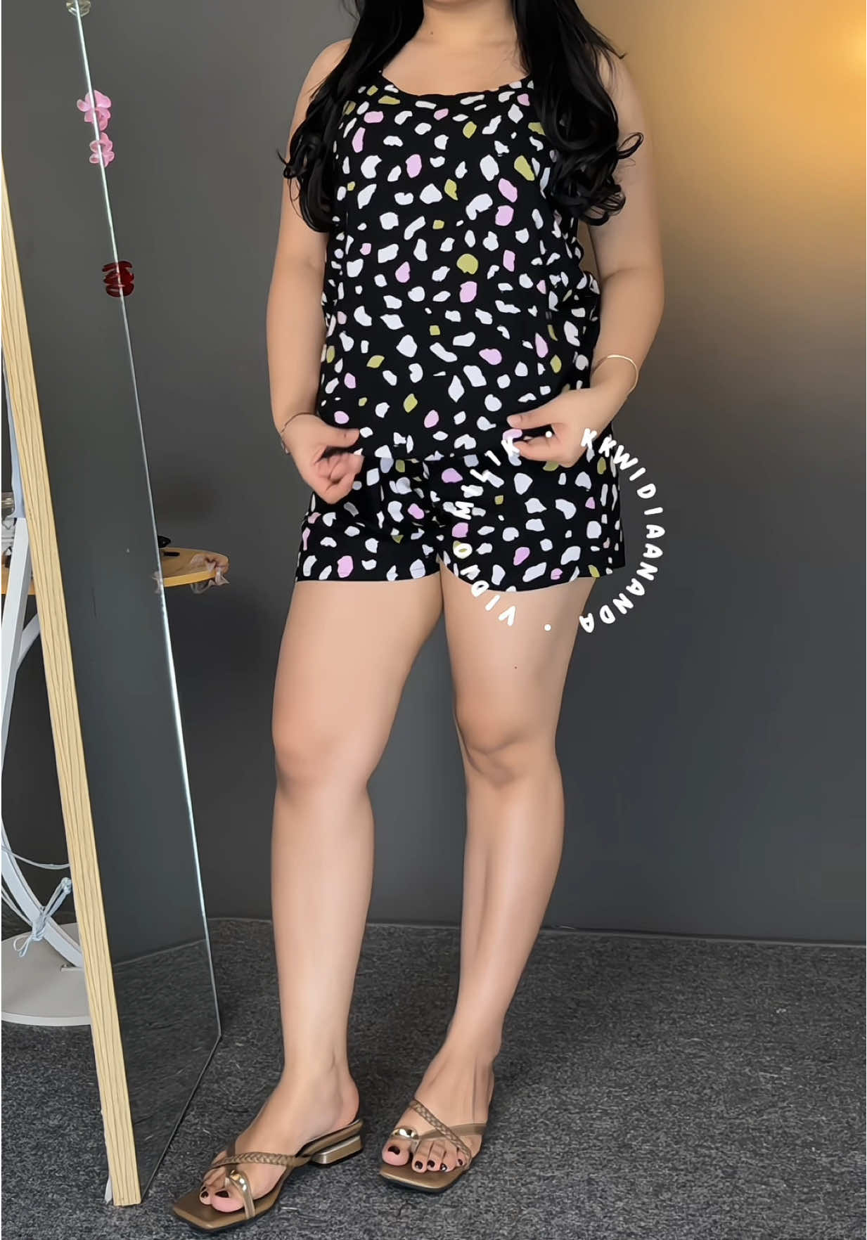 One set piyama tali 😍 #oneset #piyamakekinian #bajutidur 