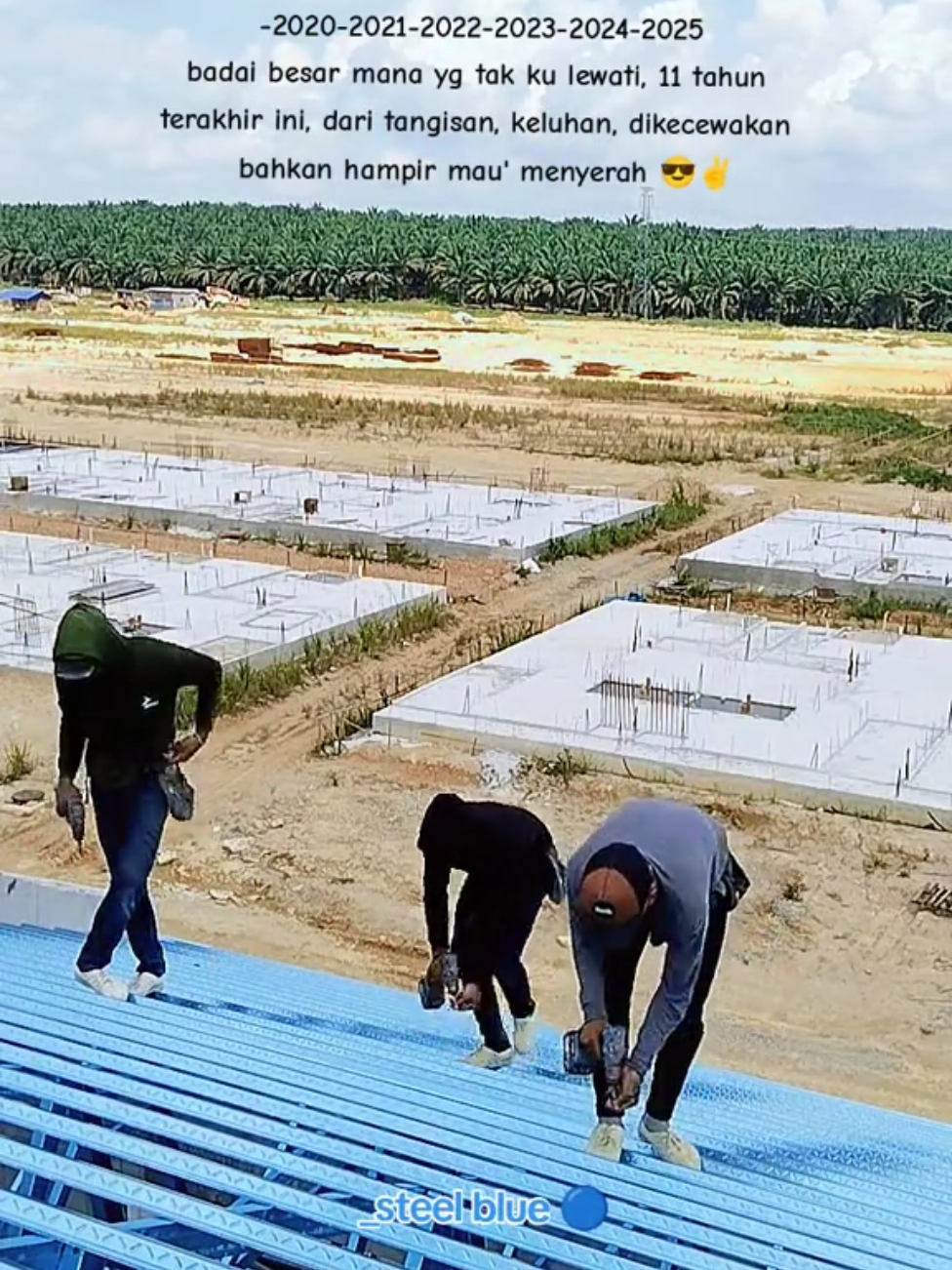 dipaksa mandiri oleh keadaan✌️  #berjuang #anakrantau #kerja #kontruksi #bajaringan 