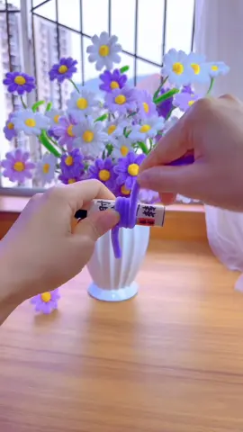 Làm bông cúc hoạ mi #toptrending #toptrend #hoa #lamhoa #meohay 