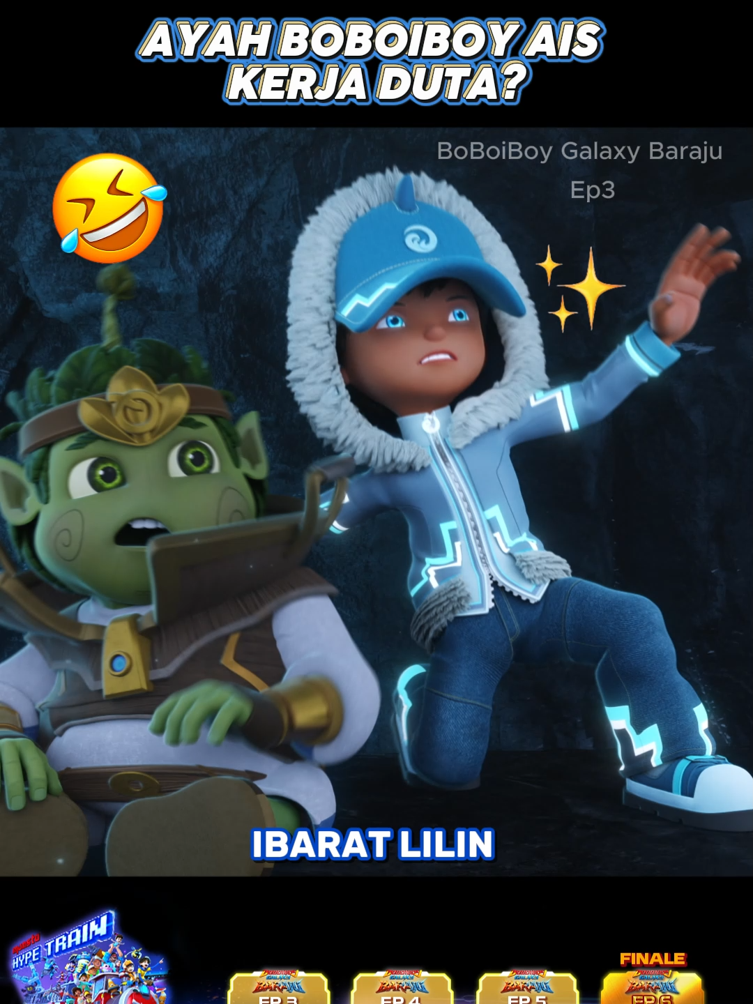 Ais punya pelupa, habis orang keliling semua kena petik 😅 #BoBoiBoy #TeamBara #TeamSalju #MonstaHypeTrain