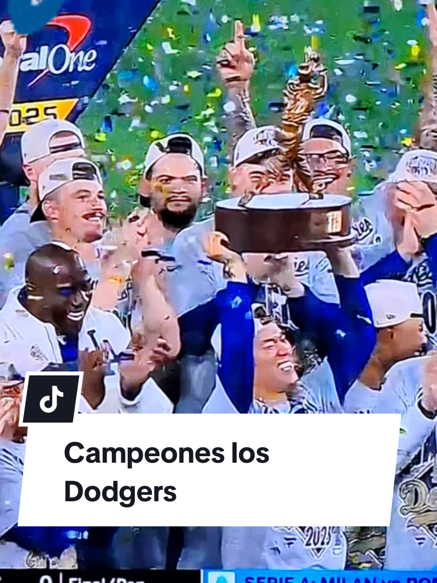 @Los Angeles Dodgers  Campeones de la Serie Mundial 2025! Han conquistado el título! La victoria se selló gracias a un dramático cuadrangular de Will Smith en la décima entrada, desatando la celebración para el equipo angelino. #baseball #dodgers #LA #LIVEIncentiveProgram #GoLIVEGrowFast 