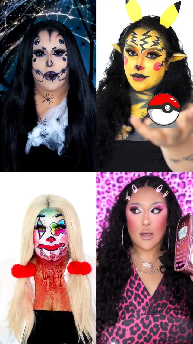 I wish I would have done more Halloween looks 😭😭