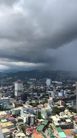Two sides of Cebu: one drenched in rain, one bathed in light. 🌈 #cebu #weather #update #2025 #fyp 