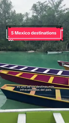 5 must-see destinations in Mexico🇲🇽🤩 Which ones have you visited? #fyp #viral #vacation #travel #mexico       