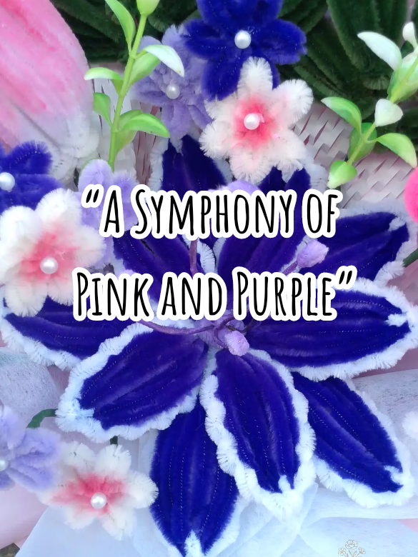 “A Symphony of Pink and Purple”💗💜💐#fyp #boquet #pink #purple 