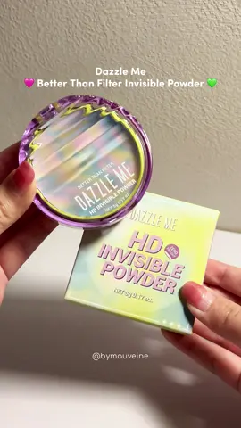 Sekali tap langsung matteee?! Beneran deh ini oily skin harus punyaa! 🫶🏻 hempasin minyak makeup jadi lebih tahan lama 💯 #invisiblepowder #dazzleme #betterthanfilter 
