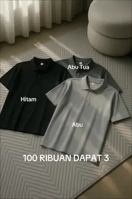 Baju polo murah 100 ribuan dapat 3 pcs baju polo pria kemeja pria gas co sekarang stok terbatas #kemejapria #polo #poloshirt #bajumurah 