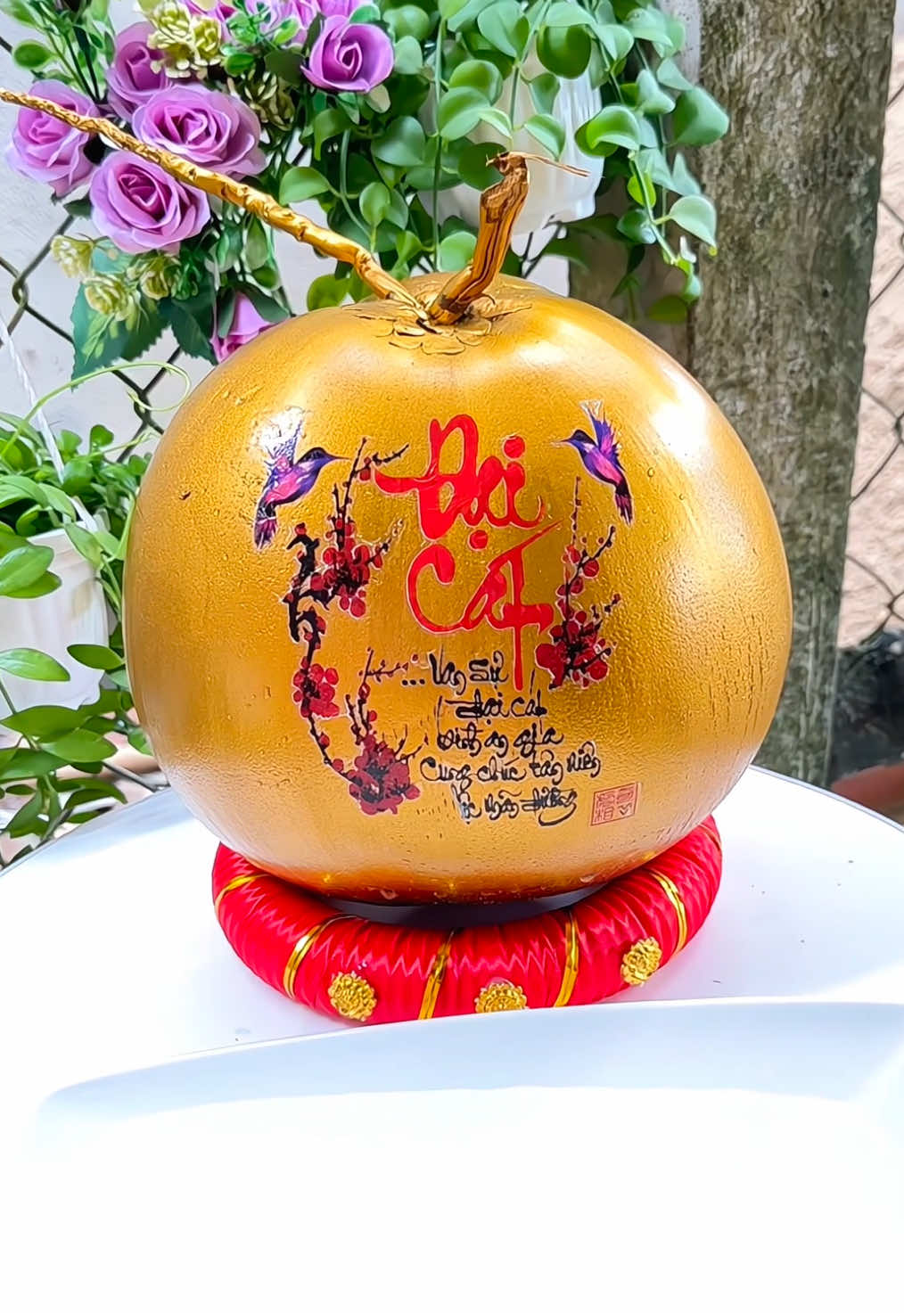 dán Trái Cây Ngày Tết siêu đơn giãn #temdantraicay #tet2026 