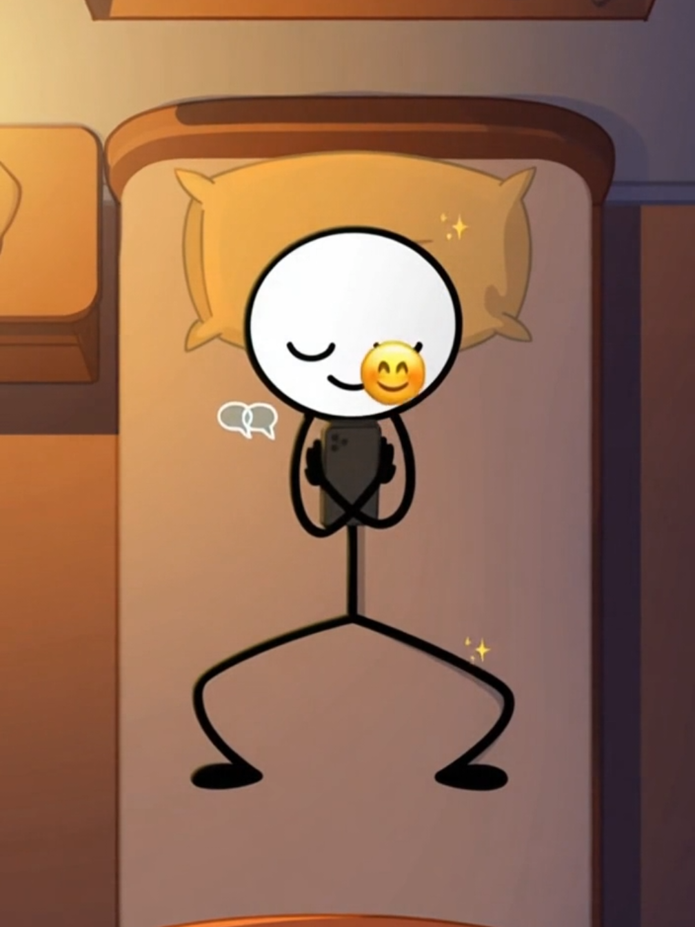 How fast my mood change when I got her text 🙂❤ #4kanime #Love #texts #animationmeme #funnyanimation 