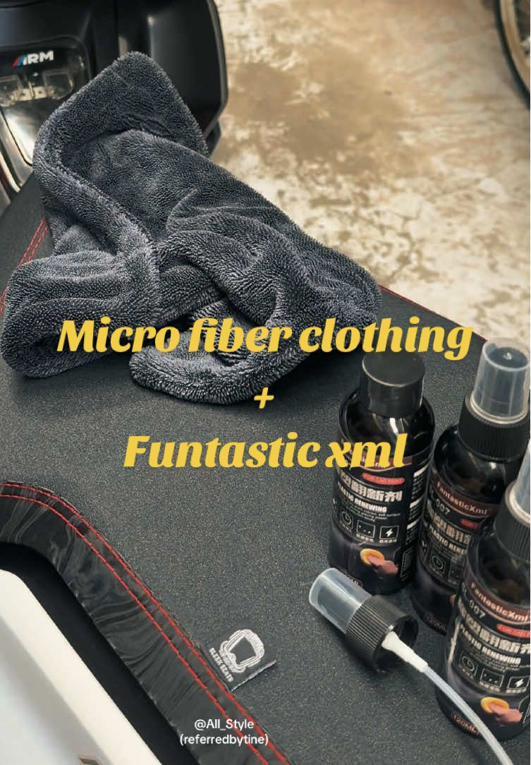 Solid nitong pampakinang na to bossing 🫣🫶🏻 #referredbytine #backtoblack #microfibercloth #referredbytine #aeroxv2 