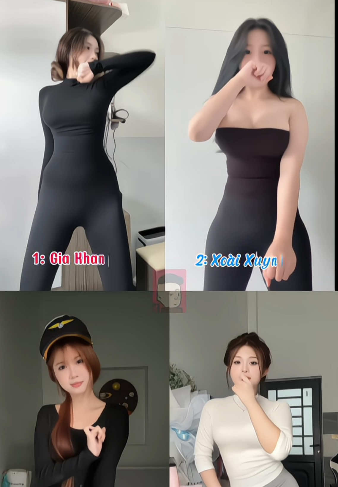 Theo trend nhaa...😉 #giakhang #xoaixuynh #chanh05 #kimanh #coverdance 