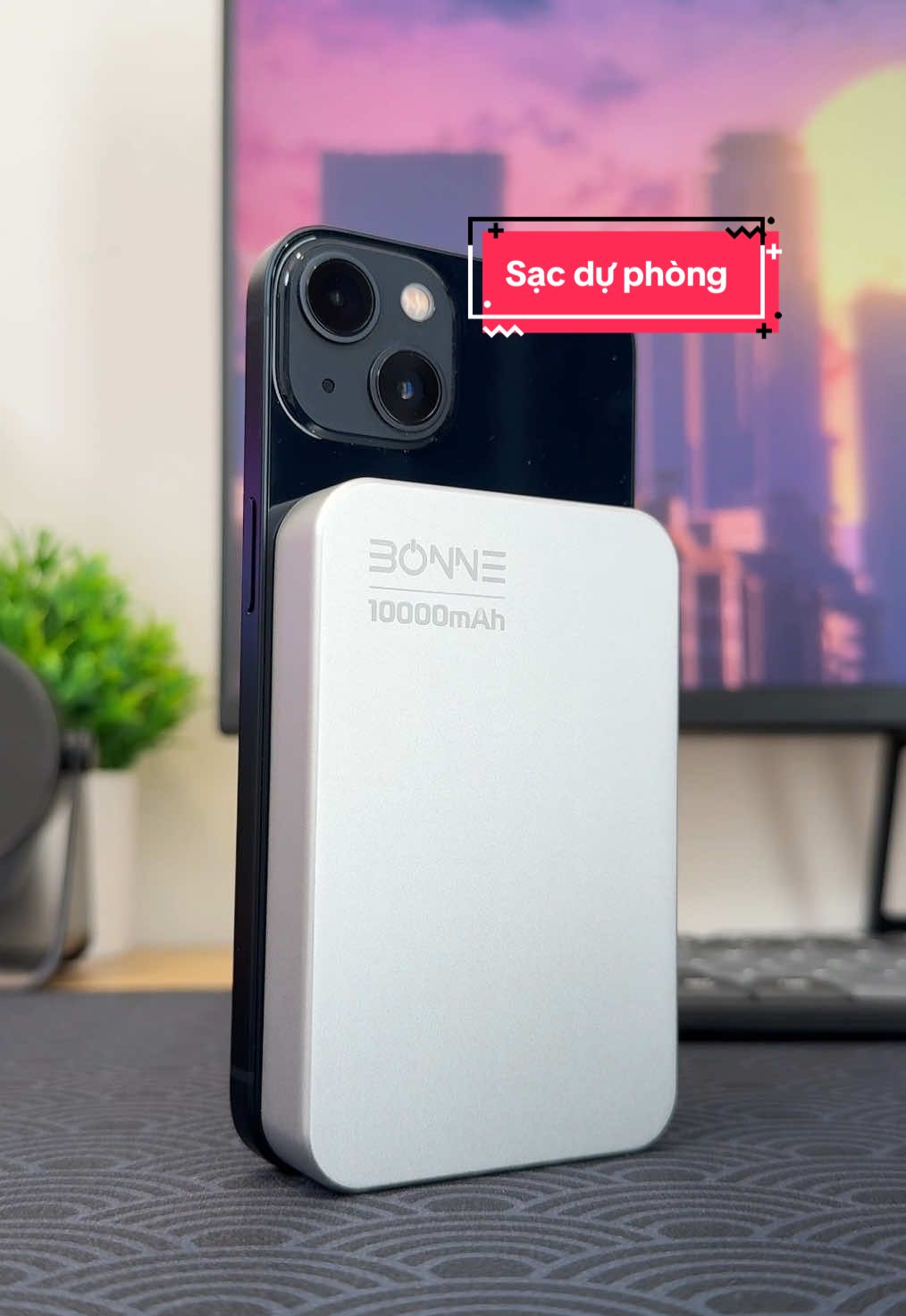 Pin sạc dự phòng không dây từ tính thông minh, đầy đủ chứng nhận CCC mang lên máy bay và bảo hành đầy đủ | BONNE #sacduphong #sacduphongkhongday #review #hangoriviuu #xuhuong 