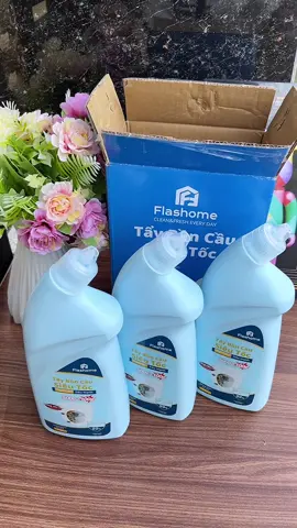 Combo 3 chai tẩy bồn cầu Flashome chỉ 159🍃#thanh_van153 #tayboncau #taydanang #flashome#xuhuong 