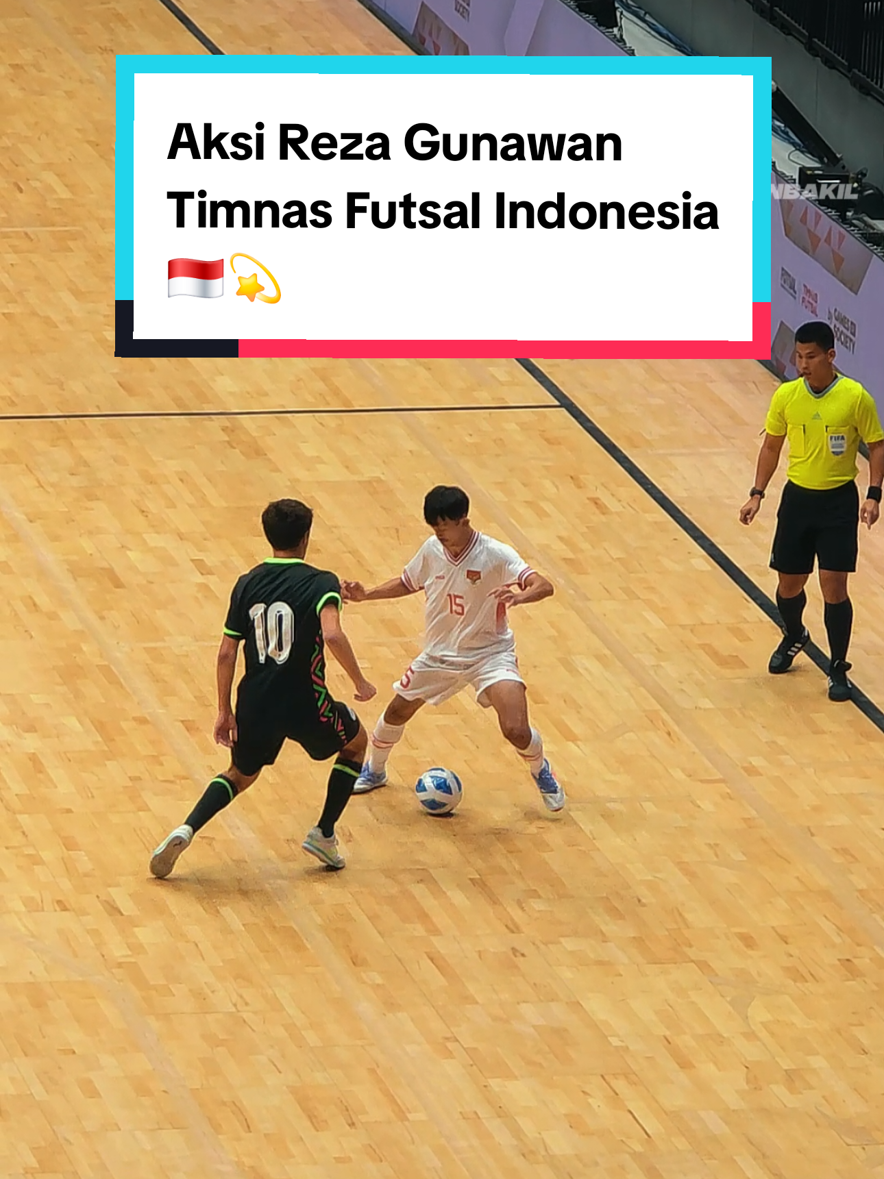 Remember the name. Reza Gunawan. 💫 #TimnasFutsal #GamesOfSociety #FutsalSeries #IndonesiavsAustralia 