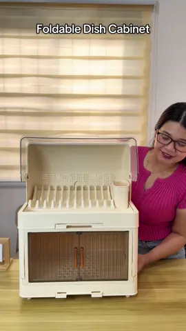 Foldable Dish Cabinet #dishcabinet #dishdrainer #dishorganizer #dishrack #dishcabinetorganizer 