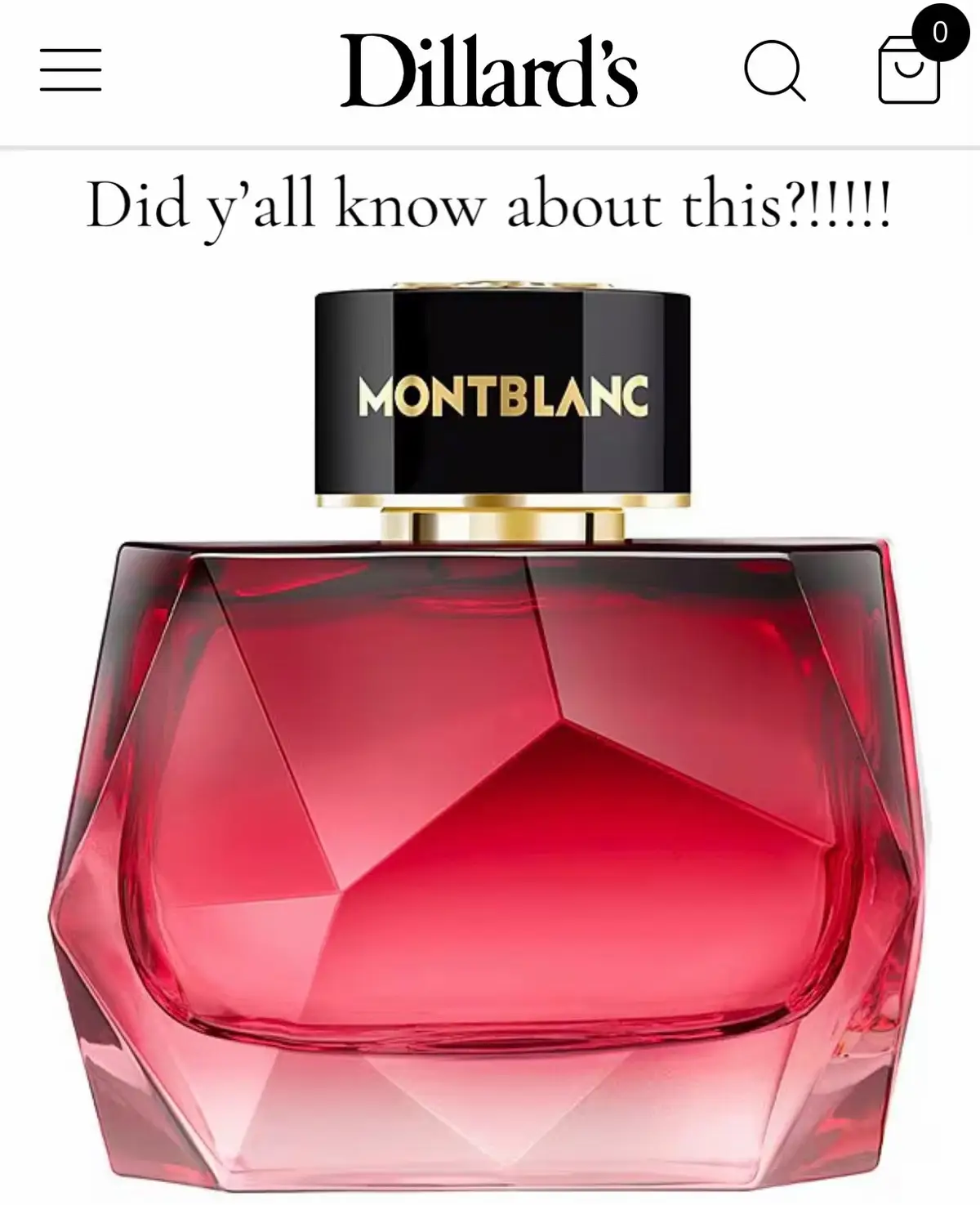 My signature scent has another flanker?!?! How come no one told me? 😭😭😭 #perfume #fragrance #perfumetok @Montblanc 