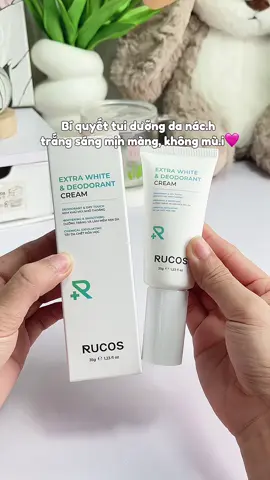 Kem dưỡng sáng, mờ thâm, giảm mùi vùng cánh - siêu chất lượng nha #RUCOS #kemduongnach #kemduongsang #hoinach #emmyreview 