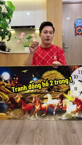 Tranh đồng hồ Mã Đáo thành công vừa có tranh đẹp decor vừa có đồng hồ bền sang #tranhdongho #tranhtrangguong #tranhmadaothanhcong #madaothanhcong #nhanuytin88 