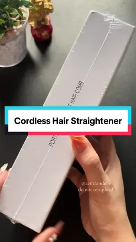 super handy and must have Cordless Portable Hair Straightener #hairstraightener #portablestraightner #cordlessstraightener #aenttandem 